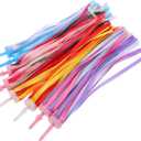 VICASKY 4 Pairs Colorful Bike Handlebar Streamers of Vibrant Tassels for Bicycles Scooters DIY Decorations Enhances Safety Visibility with Eye Catching Design