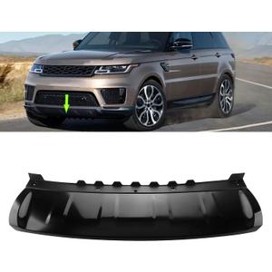 Front Bumper Lower Skid Plate Board Fit for Range Rover Sport 2018 2019 2020, Glossy Black