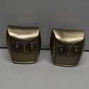 2X 3.6inch Aluminum Gold Owls & 1x 5.6inch, 3 Owls Total