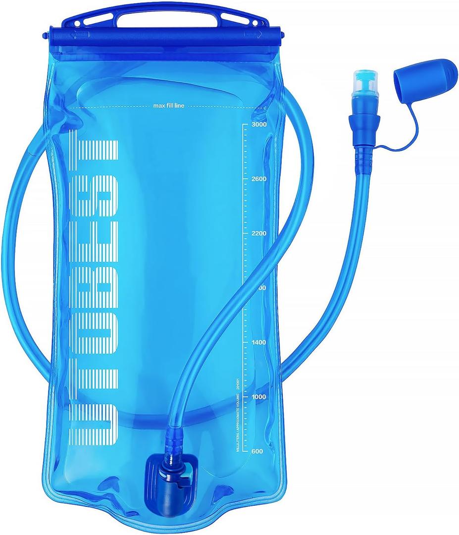 UTOBEST Water Bladder,Hydration Bladder 3L Water Bladder for Hiking Backpack, BPA Free, Leak Proof Water Reservoir for Running Cycling