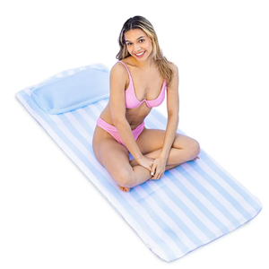 COMFY FLOATS Sun Bed Float - Foam Pool Floats for Adults - No Inflation Required - Blue