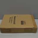 Seencool 8.5x11 Acrylic Sign Holder Vertical Double-sided Tabletop Sign Holder with Black Base, Plastic Picture Frame Paper Holder, Clear Menu Display Stand for Office Restaurant Store Home 4 pack