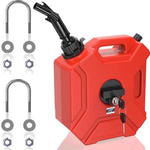 1PZ NE3-JI2 1.3 Gallon 5L Storage Container with Spout and Lockable Bracket, Auto-Off Function & Adjustable Flow Rate, Compatible with Most Cars Motorcycle SUV ATV UTV, Red 1PZ NE3-JI2 1.3 Gallon 5L Storage Container with Spout and Lockable Bracket, Auto-Off Function & Adjustable Flow Rate, Compatible with Most Cars Motorcycle SUV ATV UTV, Red