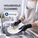 Schneider Vinyl Synthetic Exam Gloves, 4 Mil, Latex Free Disposable Gloves for Medical, Cooking, Cleaning, and Food Prep