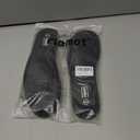 riemot 2 Pairs Memory Foam Insoles for Men 8mm Cushioning Black US11/EU44