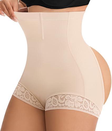 MERYOSZ Butt Lifting Shapewear Panties Tummy Control Underwear for Women High Waisted Faja Body Shaper Shorts L