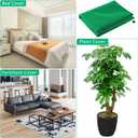 Upright Christmas Tree Storage Bag, Tapered Christmas Tree Cover for 7.5 FT Artificial Tree Standing with Ornaments, Tear Resistant Holiday Assembled Xmas Tree Bag with Zipper and Drawstring (Green)