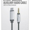Acoustix 6 Foot Braided Auxiliary Audio Cable