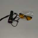 ALONEFIRE SV18 12W 365nm UV Flashlight Powerful USB C Rechargeable Woods Lamp Black Light for Pet Urine Detection, Resin Curing, Minerals, Fishing, Scorpion, Bed Bug with UV Protective Glasses, Battery