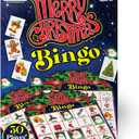 2 x ArtCreativity Christmas Bingo Game - 30 Players Kids Christmas Bingo - Holiday 30 Player Cards for Family Game Night - Christmas Games for Classroom