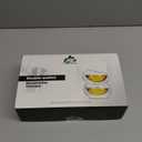 Double-walled Borosilicate Teacup Glass Heat-resisting Tea Cup Hold 2 Oz, Set of 10