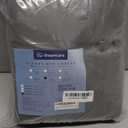 DREAMCARE King Size Sheets Set  6 pcs Cooling Bed Sheets  up to 21 Deep Pocket King Sheet Set - 2500 Supreme Collection  Extra Soft 100% Brushed Microfiber Hotel Luxury with Side Pocket - Gray