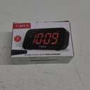 Timex T231G AM/FM Dual Alarm Clock Radio with 1.2-Inch Display and Line-in Jack (Gunmetal) (Black)