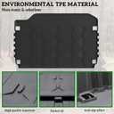 TPE Cargo Liner for Can-Am Commander 2021-2023, Rubber Rear Cargo Bed Mat All Weather Protector Slush Liner for Can-Am Commander Max 2021 2022 2023 Accessories