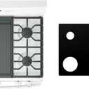 Custom Fit Reusable Burner Liner for General Electric GE Gas Range Stove Protect Your Stovetop with this Splatter Guard Cover - JGBS66EEKES