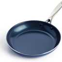 Blue Diamond 10" Diamond Infused Ceramic Nonstick Frying Pan Skillet, Blue | PFAS-Free Ceramic Nonstick, Dishwasher & Oven Safe, Stay Cool Handle, Durable Metal Utensil Safe, Egg & Omelet Pan