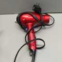 Slopehill Professional Ionic Hair Dryer, Powerful 1800W Fast Drying Low Noise Blow Dryer with 2 Concentrator Nozzle 1 Diffuser Attachments for Home Salon Travel (Agate Red)