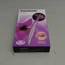 Panasonic Womens Facial Hair Remover and Eyebrow Trimmer with Pivoting Head, Includes 2 Gentle Blades for Brow and Face and 2 Eyebrow Trim Attachments, Battery-Operated  ES2113PC (5 Piece Set, Pink)