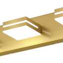 SineRise LED Modern Bathroom Vanity Light Fixtures, Modern Acrylic Bathroom Wall Lighting Fixtures Over Mirror, 3-Light, 24-Inch, Brass, 100%-0% White