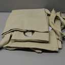 Hiasan Short Blackout Curtains for Bedroom - Thermal Insulated & Light Blocking Window Curtains for Living Room, 2 Drape Panels Sewn with Tiebacks, Light Beige, 38 x 45 Inch