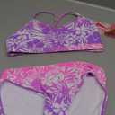 Kanu Surf Girls' Willow V-Neck Bikini Beach Sport 2-Piece Swimsuits, Size 16