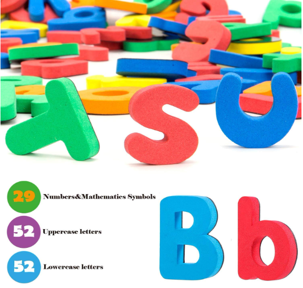 Whiteboard Magnetic Letters Set