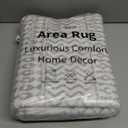 Moroccan Washable Area Rug, 2x4 Non-Slip Front Door Mat Indoor Entrance, Low-Pile Distressed Grey Rug Throw Rugs for Bedroom Kitchen Bathroom Laundry Room