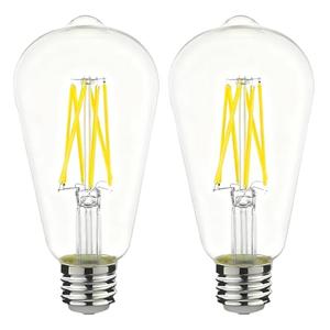 GTHAAA 3 Way LED Light Bulbs, E26 Base LED Bulb 60 Watt Equivalent Dimmable, Three Way ST21/ST64 Light Bulbs, 3 Way Bulb Daylight 5000K, 1 Pack (5000K)