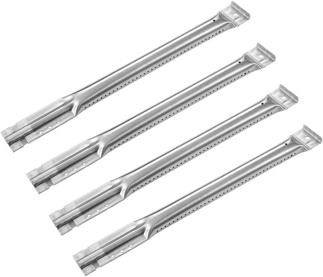 Gas Grill Replacement Parts Tube Burner for Charbroil, Kenmore, Members Mark 720-0691A, Duro 740-3003-BI, Kirkland 720-0439, Master Chef, Nexgrill, 14 3/8 inch, Set of 4, KB890