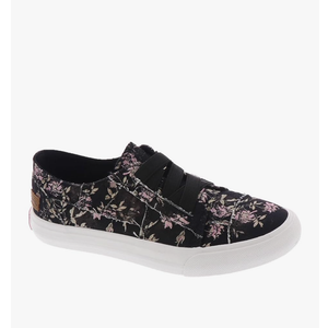 Blowfish Malibu Kids Girls Marley-k Sneaker, Black Retro Rose, 3 Little Kid Size 2 US