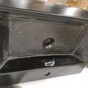 Swiss Madison Claire 24 Rectangle Wall-Mount Bathroom Sink in Matte Black