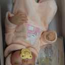 BABESIDE 12 Inch Lifelike Reborn Baby Dolls Vinyl Full Body, Soft Realistic Baby Doll Sweet Sleeping Preemie Real Life Baby Dolls Easy to Hold with Accessories Gift Set for Kids Age 3+