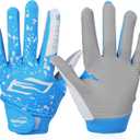 Youth Baseball Batting Gloves, Super Grip Kids Teeball & Softball Gloves for Boys & Girls