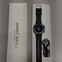 Smart Watch, 2025 AMOLED 3D 1.43" Smartwatch for Men Women (Answer/Make Call), 60 Days/Flashlight/130+ Sports, Heart Rate/Sleep Monitor, IP68 Waterproof Fitness Activity Tracker Android iOS