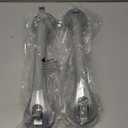 Grab Bars for Bathtubs and Showers 2 Pack Shower Handle, Heavy Duty Suction Grab Bar Bath Handrails for Seniors and Elderly, Bathroom Safety Grip No Drilling Waterproof Removable, Grey