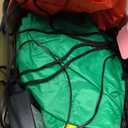 VIVOHOME Christmas Inflatable Outdoor Decoration, Packable Santa, Navidad Blow Up Yard Decor with Built-in LED Light for Lawn, Garden, Party