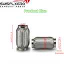 Exhaust Flex Pipe (Interlock Lining OEM-Grade) 100% Stainless Steel SS304 For Heavy Duty and Cars (1 PC, 2.25X6)