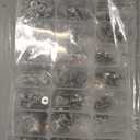 Mr. Pen- Nuts and Bolts Assortment Kit, 900 pcs, Stainless Steel, Phillips Flat Head Assorted Nuts and Bolts, Nut Bolt and Washer Assortment (900 pcs,#4-40,#6-32,#8-32,#10-24)