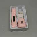 Hair Remover Razor Bikini Trimmer for Women, Painless Waterproof Electric Foil Shaver for Leg Body Armpit Facial, Cordless Ceramic Blade with USB Charging Dock, Travel Size Gifts for Her, Pink