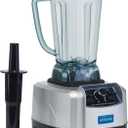 Winco XLB-1000 68 oz. Commercial Electric Accelmix 2 HP Blender - 120V, 1450 W, Gray