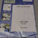 Full Sheet Address and Shipping Labels from Blank Labels - 8.5 x 11 - 1 Label Per Sheet - Permanent White Matte - Inkjet and Laser - Easy to Peel - Made in USA - 50 Sheets - 50 Labels