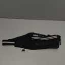 WATERFLY Running Belt Fanny Pack: Breathable 3 Pocket Waist Bag for Men Women Workout Exercise Fitness Phone Holder Fits All Phones - Runner Marathon Jogging Race Belt with Bib Clip Black