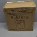 Bonsaii Paper Shredder for Home Use, 3.4 Gal Wastebasket, 6 Sheet Crosscut Paper Credit Cards, Staples, and Clips Shredder for Home Office Use, Portable Handle Design (C237-B New Version)