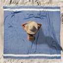Oversized Turkish Beach Towel Blanket XXL Cotton Sandproof Towels Boho Woven Extra Large Big Sand Free Giant Throw Blankets Huge Quilt XL Picnic Camping Necessities Cloud For Adult Gifts Blue (XXXL(88x82 IN,224x208 CM))