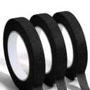 Mr. Pen- Black Masking Tape, 0.6 Inch Wide, 3 Rolls, 3 x 55 Yards, Black, Painters Tape