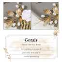 Gorais Flower Bride Wedding Hair Comb Pearl Bridal Hair Pieces Leaf Hair Accessories for Women and Girls (b-gold)