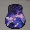 Ergonomic Mouse Pad with Wrist Rest Support, Massage Design Mouse pad Relief Carpal Tunnel Pain, Entire Memory Foam Non-Slip Mouse Pad, Computer Mouse Pads for Wireless Mouse Pad, Cool Butterfly