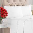 Cal King Size 3 Piece Sheet Set - Comfy Breathable & Cooling Bed Sheets Set - Hotel Luxury Bedding for Women, Men, Kids, Teens, Boys & Girls - Deep Pockets, Ultra-Soft, Wrinkle Free - Oeko-Tex - White