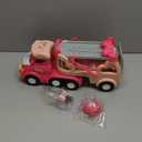 9 in 1 Carrier Truck Cars Toys - Pink Princess Girl Car with Light and Sound - Toddler Toys Age 1-4