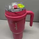 REDUCE 40 oz Stainless Steel Tumbler with Handle - Dual-Wall Vacuum Insulated Travel Mug, Sweat-Proof Lid & Reusable Straw - Keeps Drinks Cold for 24 Hrs, Fits Cupholders, Dishwasher Safe